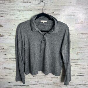 Z Supply Gray Crew Neck Sweater